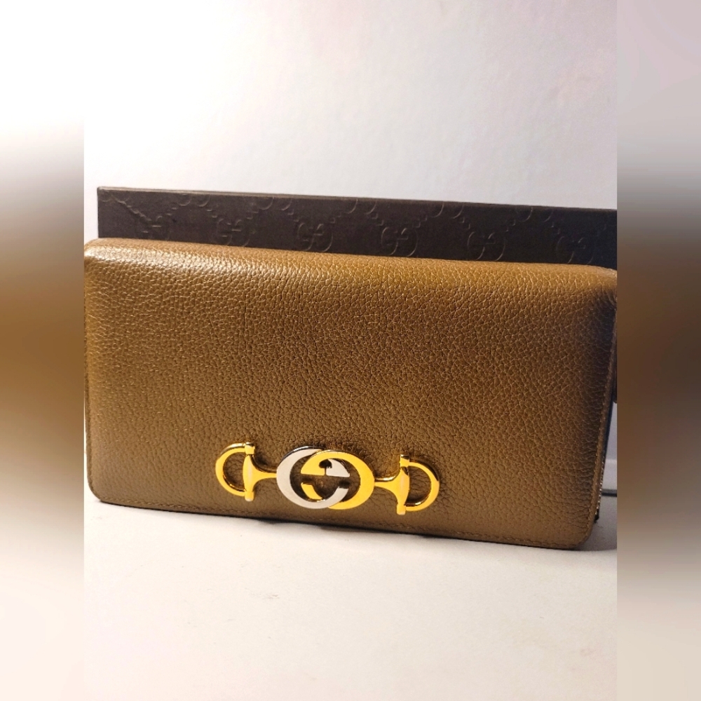 Gucci Interlocking Horsebit Long Wallet - Picture 1 of 4